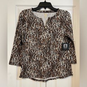 Anne Klein 3/4 Sleeve Top #161